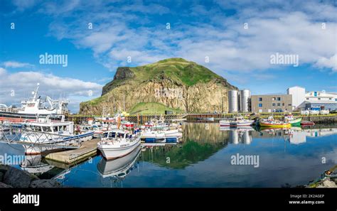 The Harbor In Vestmannaeyjar Iceland Stock Photo Alamy