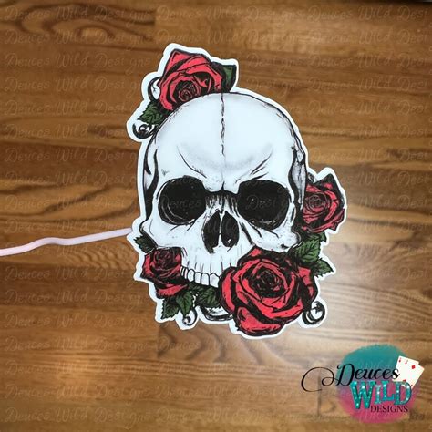 Skull And Rose Designs