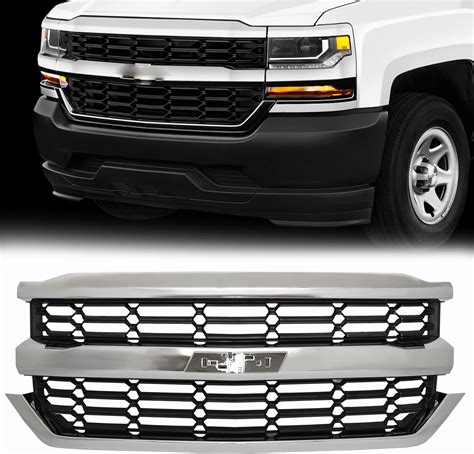 Amazon Partzer Front Upper Bumper Grille Chrome 84602489