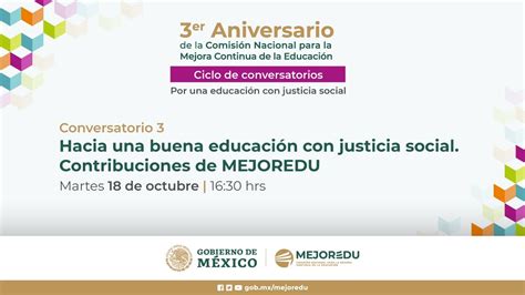 Conversatorio 3 Hacia una buena educación con justicia social