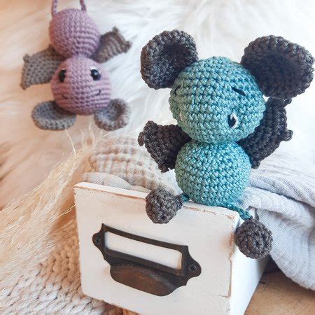 Häkelanleitung Fledermaus Isra PDF Anleitung Amigurumi Tiere häkeln