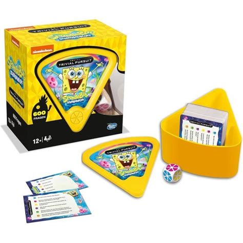 Jeu de plateau Trivial Pursuit Bob l éponge Winning Moves Allemand