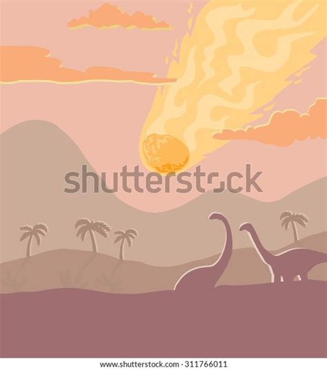 181 Meteor And Dinosaurs Stock Vectors and Vector Art | Shutterstock