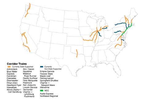 Amtrak Carolinian Route Map