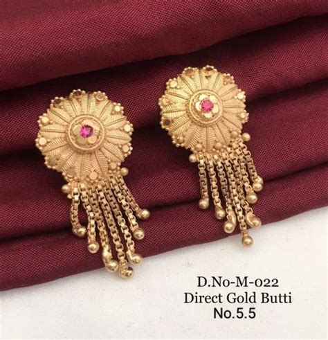 Golden Artificial Earrings Jewellery, Free Size at Rs 199/pair in Surat