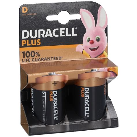 Duracell Battery Plus Lr20mn1300 10603 2 Pz Redcare