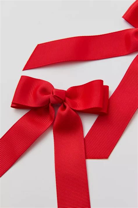 Mini Grosgrain Ribbon Hair Bow Set | Urban Outfitters