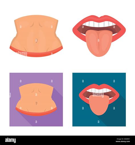 Vector Illustration Of Body And Part Logo Collection Of Body And