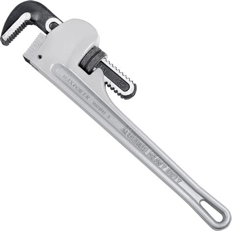 MAXPOWER 18 Inch Heavy Duty Aluminum Pipe Wrench Adjustable Plumbing