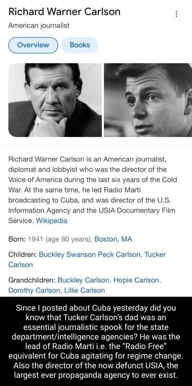 Richard Warner Carlson American journalist " Overview ) Books Richard ...