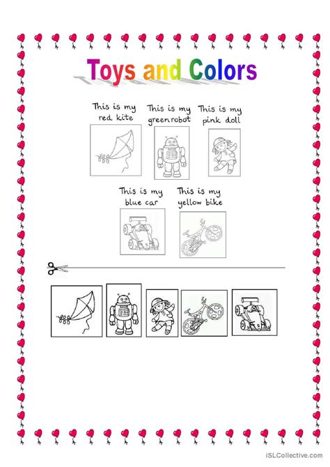 Toys And Colors English ESL Worksheets Pdf Doc