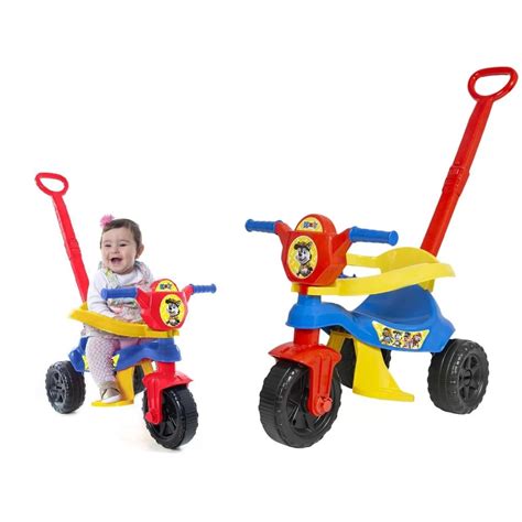 Carrinho Passeio Motoca Triciclo TicoTico Velotrol Até 25kg Shopee Brasil