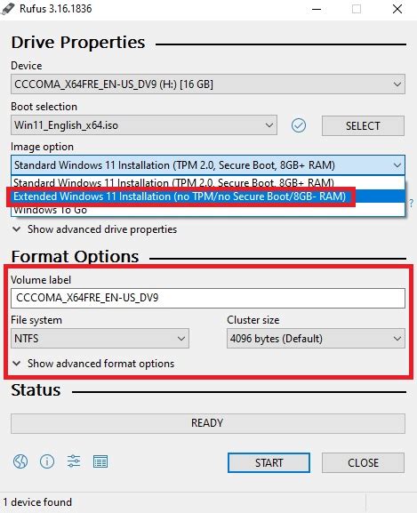 Create Windows 11 bootable USB for unsupported device using Rufus - Technoresult