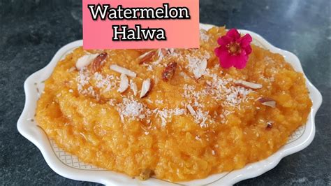 Watermelon Ka Halwahow To Make Watermelon Halwa Youtube