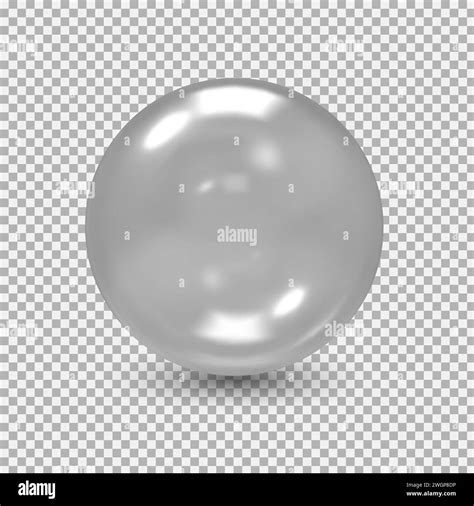 Glass Ball Glass Sphere Bubble Vector Illustration Stock Vector