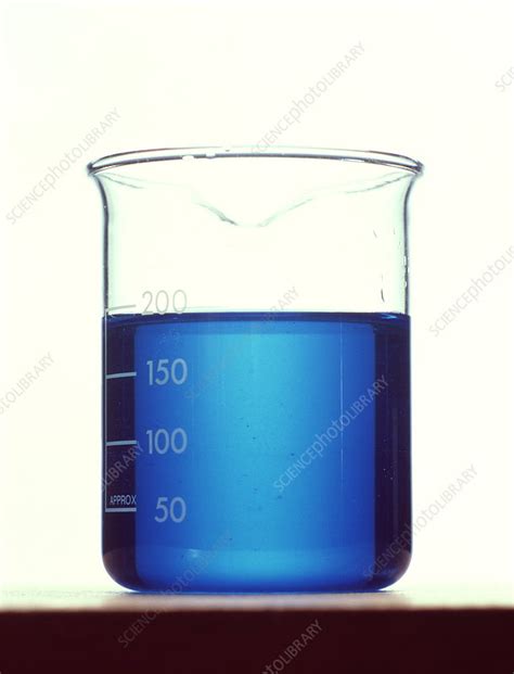 Copper Sulphate Solution Stock Image A Science Photo Library