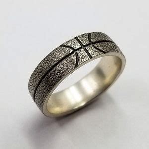 Basketball Ring Sports Ring Basketball Band Basketball Jewelry / Sports Jewelry / Basketball ...