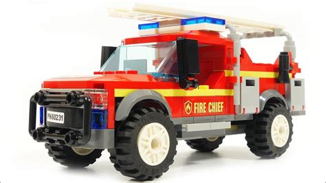 Lego City Fire Chief Response Truck Youtube