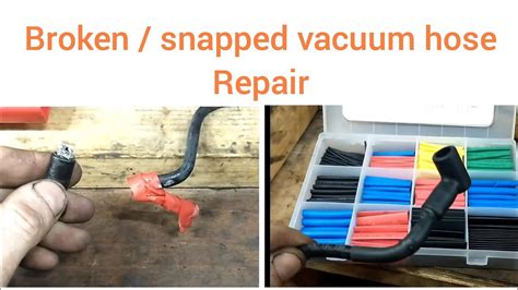 Best Way How To Quick Repair Vacuum Pipe Leaks And Broken Snapped Hose On