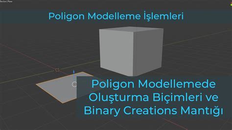 Poligon Modelleme Lemleri Olu Turma Bi Imleri Ve Binary Creations