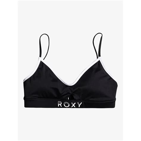 Roxy Active Side Bikini Top Black Dressinn