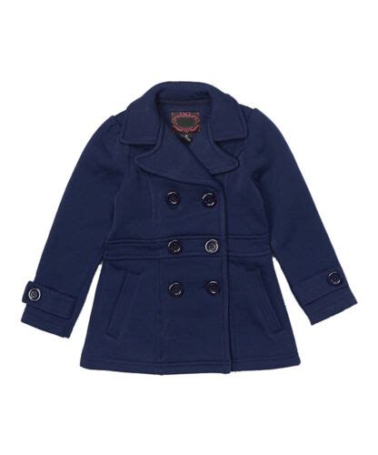 Girls Fall Winter Pea Coat, , Navy Blue, Size: Small ( 5 years ) | eBay