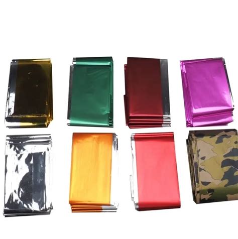 First Aid Camping Emergency Mylar Blanket Outdoor Rescue Space Foil