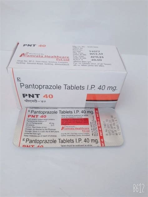 Pantoprazole Tablets Ip Mg Box Non Prescription At Best Price In