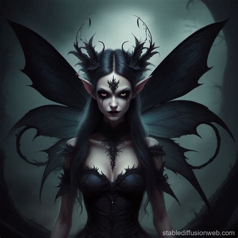 evil dark fantasy faerie in 80s retro style Prompts | Stable Diffusion ...