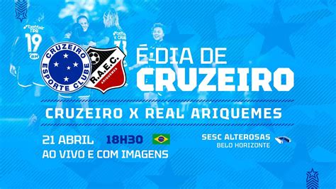 CRUZEIRO X REAL ARIQUEMES AO VIVO E IMAGENS BRASILEIRÃO