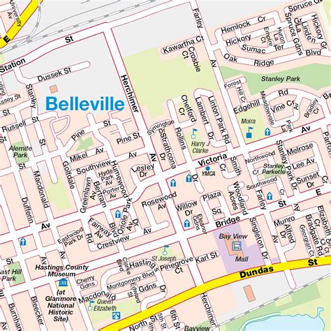 Belleville, ON map by Mapmobility Corp. - Avenza Maps | Avenza Maps