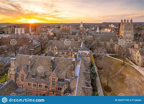 New Haven City Downtown Skyline Cityscape Of Connecticut Usa Stock