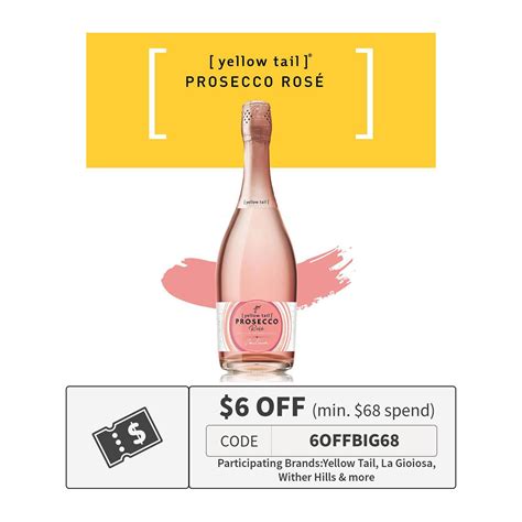 Yellow Tail Prosecco Rose Sparkling Wine Lazada Singapore