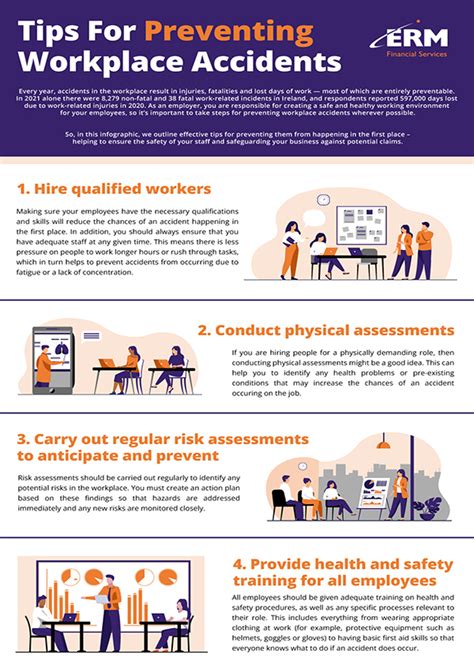 Tips For Preventing Workplace Accidents Infographic