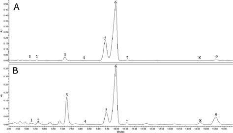 Representative Hplc Pda Chromatograms λ 205 Nm Of Triterpenoid