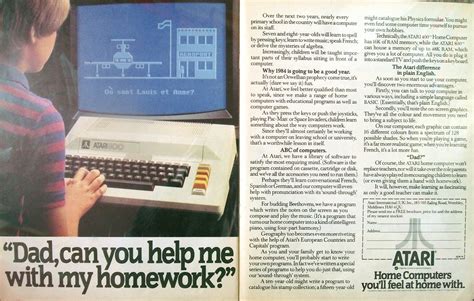 Atari Home Computer Advert From The Sunday Express Magazin Flickr