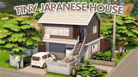 Japanese Tiny Home In Mt Komorebi The Sims Speed Build No Talking