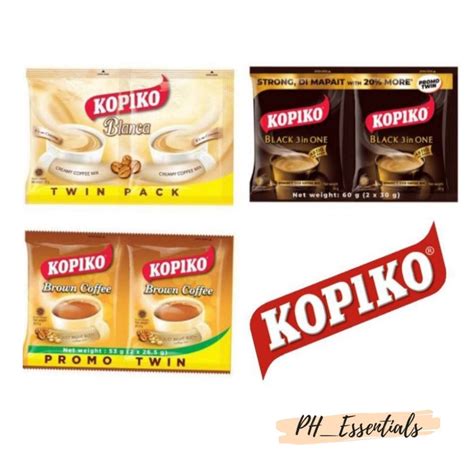 KOPIKO Brown Black Blanca Twin Pack Instant Coffee 1pc Shopee