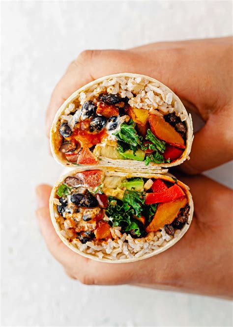 Healthy Sweet Potato Burritos So Vegan