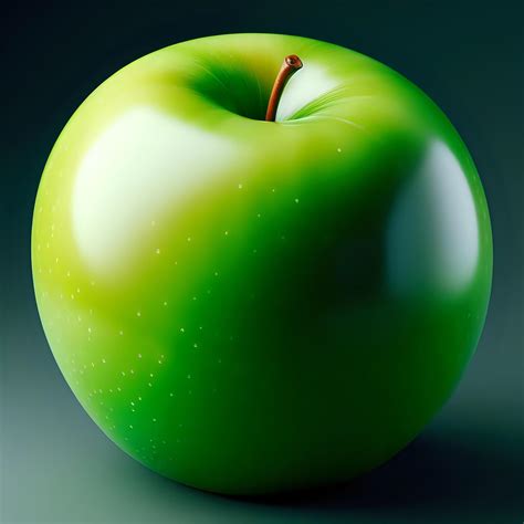 green apple isolated  white background  stock photo  vecteezy