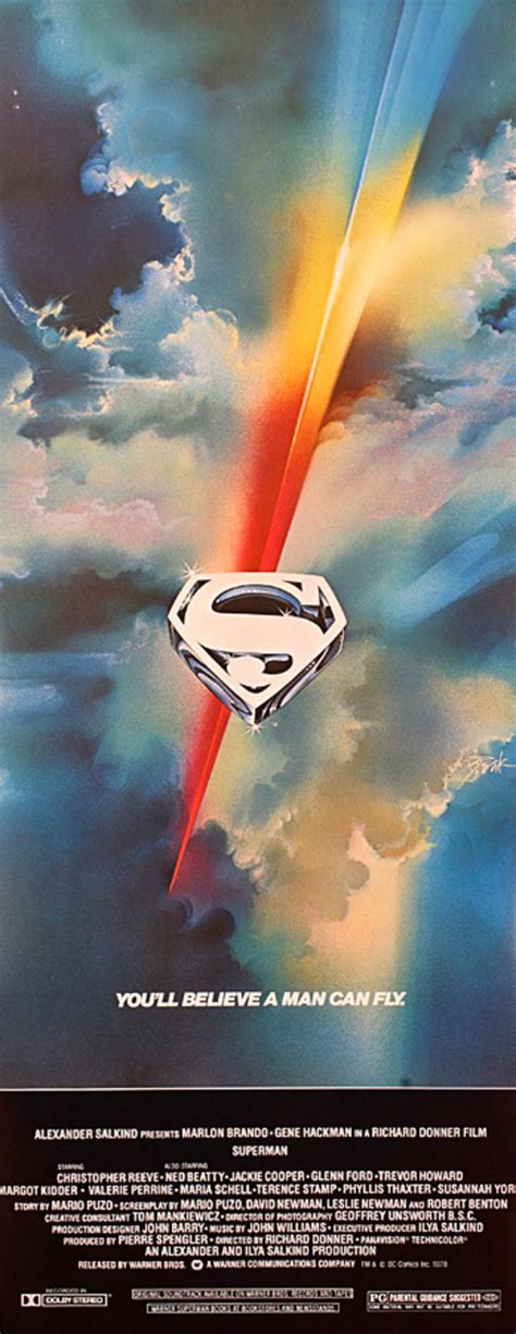 Superman 1978 U.S. Insert Poster - Posteritati Movie Poster Gallery