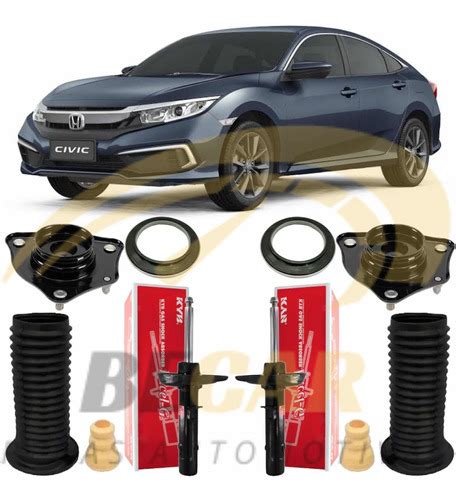 Kit Batente Coxim Amortecedor Honda Civic G A