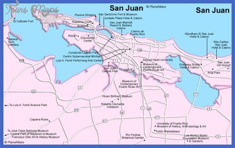 San Juan Map - ToursMaps.com