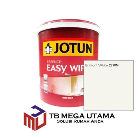 Jual Jotun Easy Wipe Brilliant White M Liter Cat Tembok