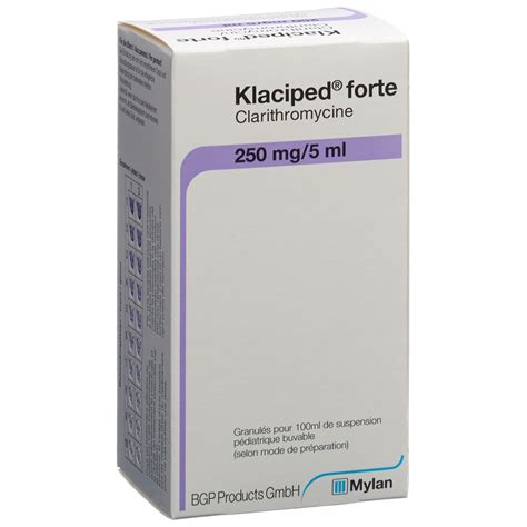 Klaciped Forte Gran Mg Ml Zur Herstellung Einer Kindersuspension