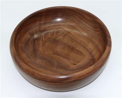 American Walnut Small Brown Wooden Bowl Handmade Wooden Dish Etsy