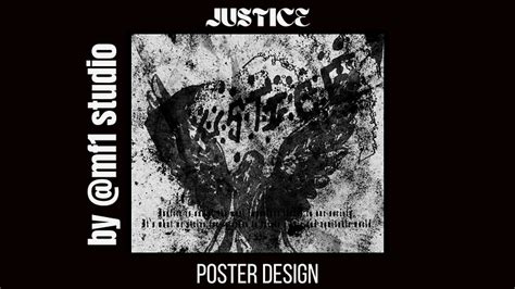 justice poster design by MF1 STUDIO on Dribbble