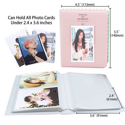 Buy Kpop Photocard Holder Book Cute Photo Card Holders Kpop Photocard