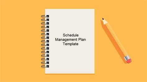 Schedule Management Plan Template [Free Download] | ProjectPractical.com