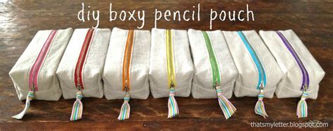 Boxy Pencil Pouch Sewing Tutorial Atelier Yuwa Ciao Jp